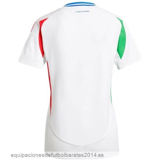 Nuevo 2ª Camiseta Mujer Italia 2024 Blanco Baratas